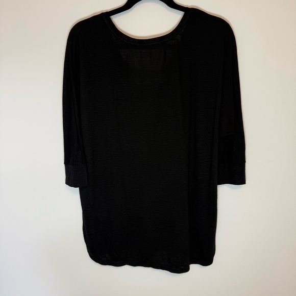 Zella Oversized Women's Black Top Size M - Picture 2 of 8